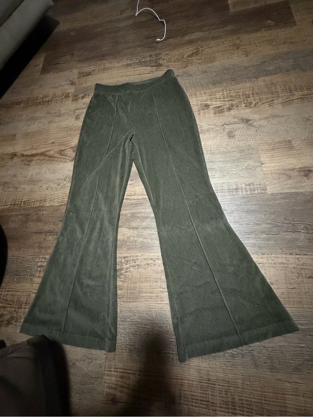 aerie Olive Green Corduroy Pants